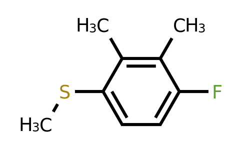 1803771-90-5 | 2,3-Dimethyl-4-fluorothioanisole