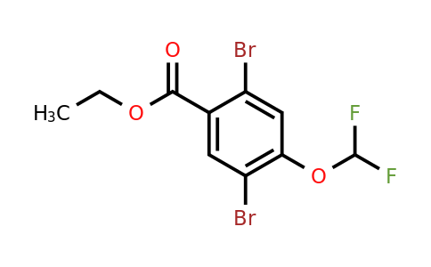 1803772-30-6 | Ethyl 2,5-dibromo-4-(difluoromethoxy)benzoate
