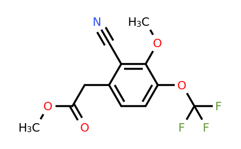 1803773-71-8 | Methyl 2-cyano-3-methoxy-4-(trifluoromethoxy)phenylacetate
