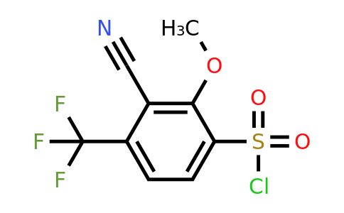 1803773-74-1 | 3-Cyano-2-methoxy-4-(trifluoromethyl)benzenesulfonylchloride