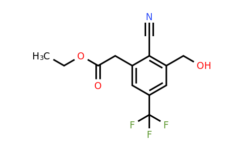 1803773-77-4 | Ethyl 2-cyano-3-hydroxymethyl-5-(trifluoromethyl)phenylacetate