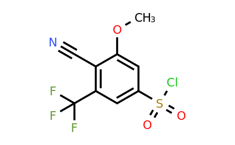1803773-79-6 | 4-Cyano-3-methoxy-5-(trifluoromethyl)benzenesulfonylchloride