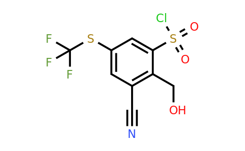 1803774-13-1 | 3-Cyano-2-hydroxymethyl-5-(trifluoromethylthio)benzenesulfonylchloride