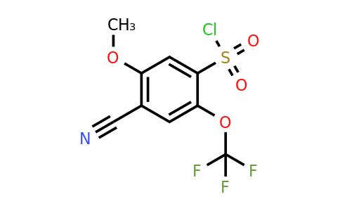 1803774-21-1 | 4-Cyano-5-methoxy-2-(trifluoromethoxy)benzenesulfonylchloride
