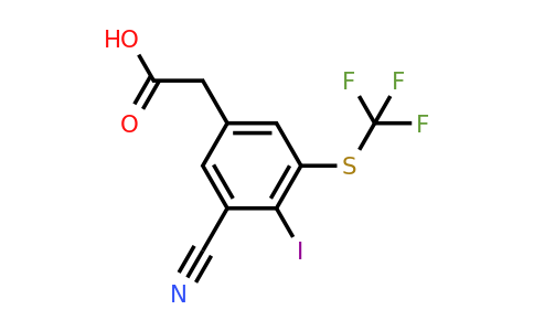 1803774-31-3 | 3-Cyano-4-iodo-5-(trifluoromethylthio)phenylacetic acid