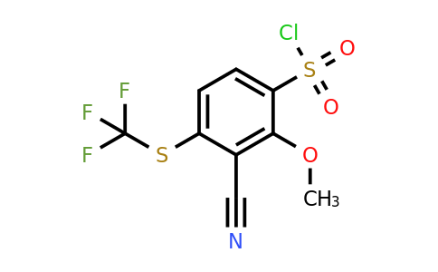 1803774-45-9 | 3-Cyano-2-methoxy-4-(trifluoromethylthio)benzenesulfonylchloride