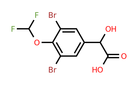 1803774-59-5 | 3,5-Dibromo-4-(difluoromethoxy)mandelic acid