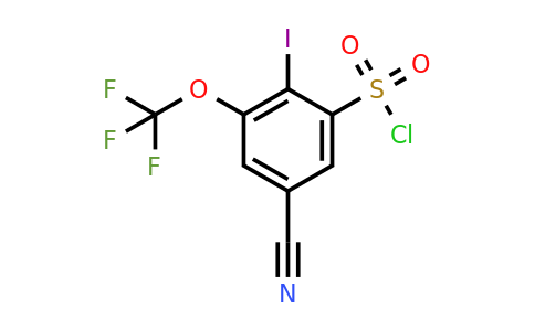 1803774-70-0 | 5-Cyano-2-iodo-3-(trifluoromethoxy)benzenesulfonylchloride