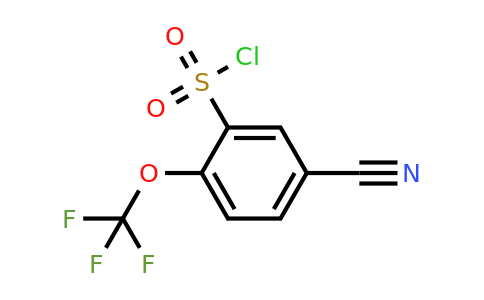 1803774-90-4 | 5-Cyano-2-(trifluoromethoxy)benzenesulfonylchloride