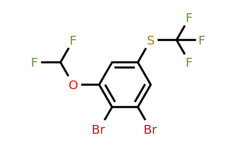 1803775-20-3 | 1,2-Dibromo-3-difluoromethoxy-5-(trifluoromethylthio)benzene
