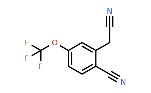 1803775-37-2 | 2-Cyano-5-(trifluoromethoxy)phenylacetonitrile