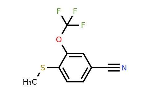 1803775-46-3 | 4-Cyano-2-(trifluoromethoxy)thioanisole