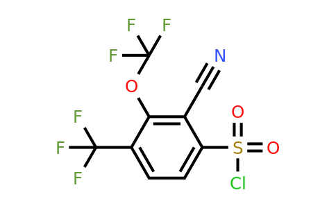 1803775-52-1 | 2-Cyano-3-trifluoromethoxy-4-(trifluoromethyl)benzenesulfonylchloride