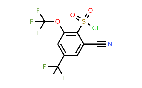 1803775-65-6 | 2-Cyano-6-trifluoromethoxy-4-(trifluoromethyl)benzenesulfonylchloride