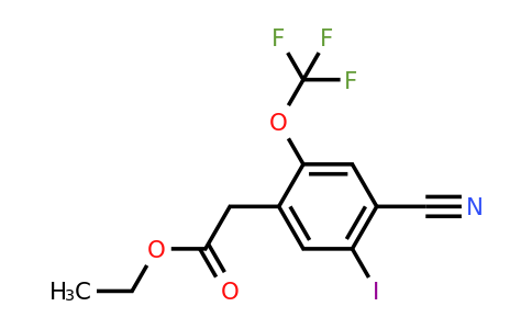 1803775-83-8 | Ethyl 4-cyano-5-iodo-2-(trifluoromethoxy)phenylacetate