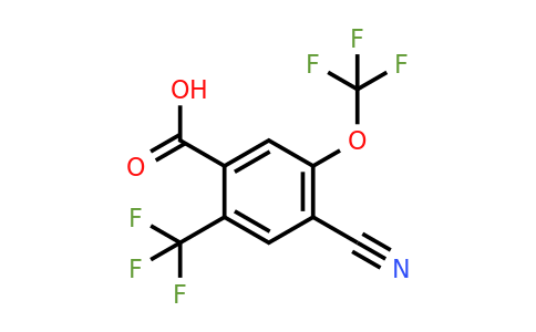 1803775-87-2 | 4-Cyano-5-trifluoromethoxy-2-(trifluoromethyl)benzoic acid