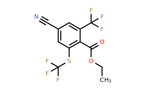1803776-19-3 | Ethyl 4-cyano-2-trifluoromethyl-6-(trifluoromethylthio)benzoate