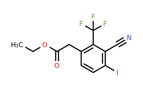 1803776-83-1 | Ethyl 3-cyano-4-iodo-2-(trifluoromethyl)phenylacetate