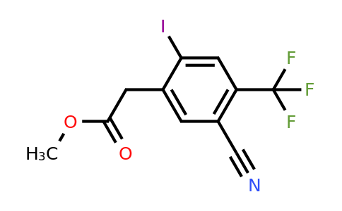1803776-88-6 | Methyl 5-cyano-2-iodo-4-(trifluoromethyl)phenylacetate