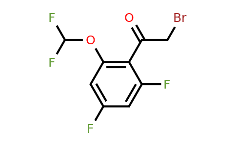 1803777-01-6 | 2',4'-Difluoro-6'-(difluoromethoxy)phenacyl bromide