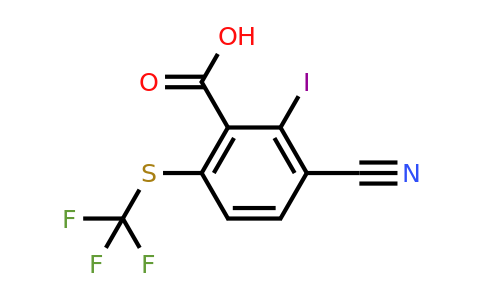 1803777-09-4 | 3-Cyano-2-iodo-6-(trifluoromethylthio)benzoic acid
