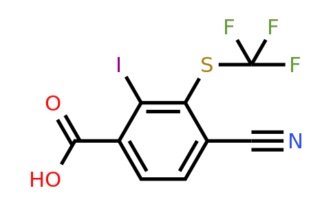 1803777-18-5 | 4-Cyano-2-iodo-3-(trifluoromethylthio)benzoic acid