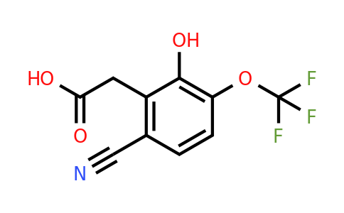 1803777-22-1 | 6-Cyano-2-hydroxy-3-(trifluoromethoxy)phenylacetic acid