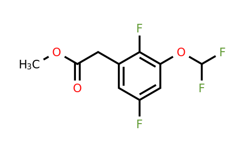 1803777-29-8 | Methyl 2,5-difluoro-3-(difluoromethoxy)phenylacetate