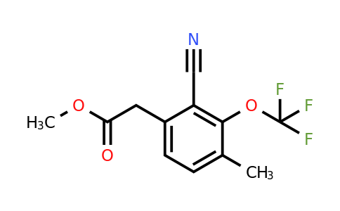 1803778-45-1 | Methyl 2-cyano-4-methyl-3-(trifluoromethoxy)phenylacetate