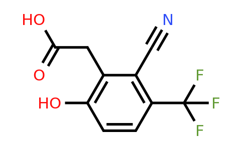 1803778-47-3 | 2-Cyano-6-hydroxy-3-(trifluoromethyl)phenylacetic acid