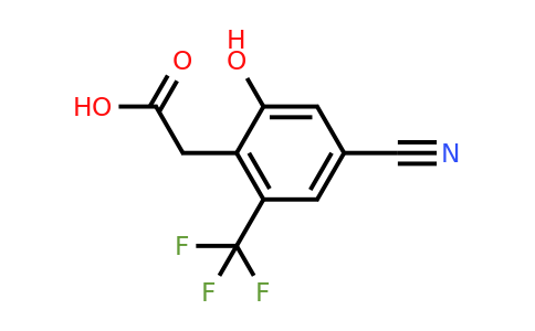 1803778-61-1 | 4-Cyano-2-hydroxy-6-(trifluoromethyl)phenylacetic acid