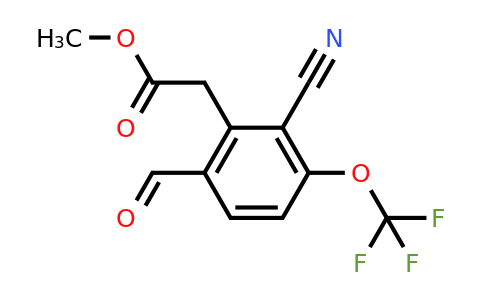 1803778-65-5 | Methyl 2-cyano-6-formyl-3-(trifluoromethoxy)phenylacetate