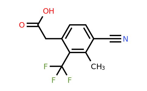 1803778-68-8 | 4-Cyano-3-methyl-2-(trifluoromethyl)phenylacetic acid