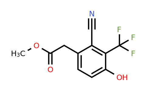 1803778-89-3 | Methyl 2-cyano-4-hydroxy-3-(trifluoromethyl)phenylacetate