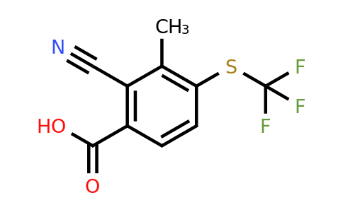 1803778-93-9 | 2-Cyano-3-methyl-4-(trifluoromethylthio)benzoic acid