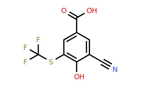 1803779-00-1 | 3-Cyano-4-hydroxy-5-(trifluoromethylthio)benzoic acid