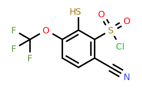 1803779-29-4 | 6-Cyano-2-mercapto-3-(trifluoromethoxy)benzenesulfonylchloride