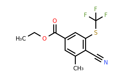 1803779-32-9 | Ethyl 4-cyano-3-methyl-5-(trifluoromethylthio)benzoate