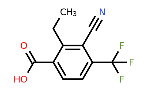 1803779-64-7 | 3-Cyano-2-ethyl-4-(trifluoromethyl)benzoic acid