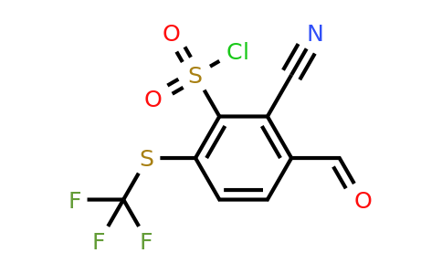 1803779-65-8 | 2-Cyano-3-formyl-6-(trifluoromethylthio)benzenesulfonylchloride