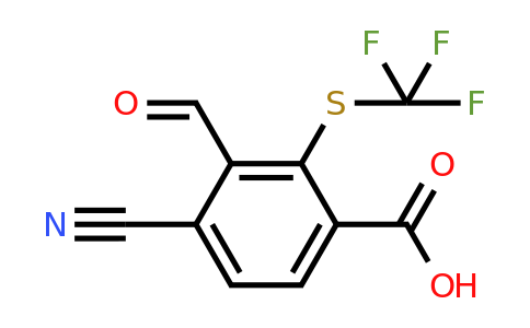 1803779-73-8 | 4-Cyano-3-formyl-2-(trifluoromethylthio)benzoic acid