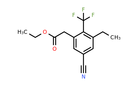 1803780-12-2 | Ethyl 5-cyano-3-ethyl-2-(trifluoromethyl)phenylacetate