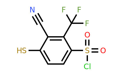 1803780-25-7 | 3-Cyano-4-mercapto-2-(trifluoromethyl)benzenesulfonylchloride
