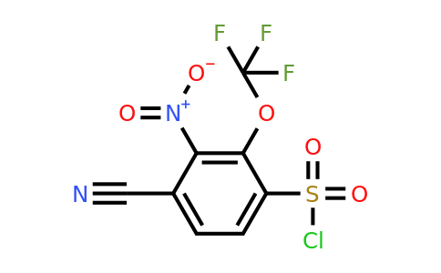 1803780-34-8 | 4-Cyano-3-nitro-2-(trifluoromethoxy)benzenesulfonylchloride