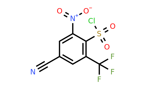 1803780-79-1 | 4-Cyano-2-nitro-6-(trifluoromethyl)benzenesulfonylchloride