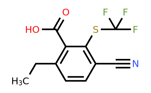 1803780-94-0 | 3-Cyano-6-ethyl-2-(trifluoromethylthio)benzoic acid