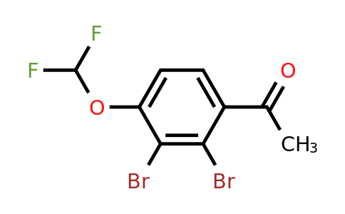 1803781-07-8 | 2',3'-Dibromo-4'-(difluoromethoxy)acetophenone
