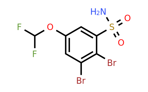 1803781-29-4 | 2,3-Dibromo-5-(difluoromethoxy)benzenesulfonamide