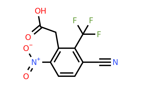 1803781-31-8 | 3-Cyano-6-nitro-2-(trifluoromethyl)phenylacetic acid