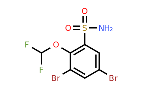 1803781-38-5 | 3,5-Dibromo-2-(difluoromethoxy)benzenesulfonamide
